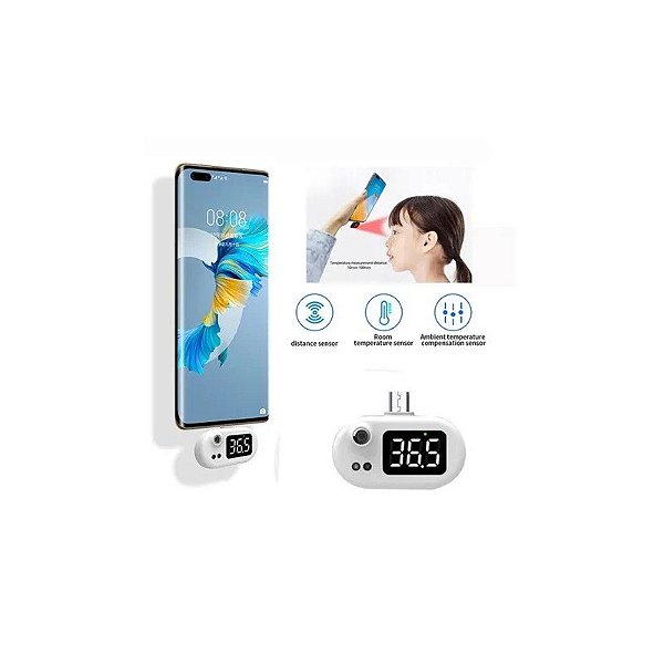 Termômetro Digital K8 para Celular V8