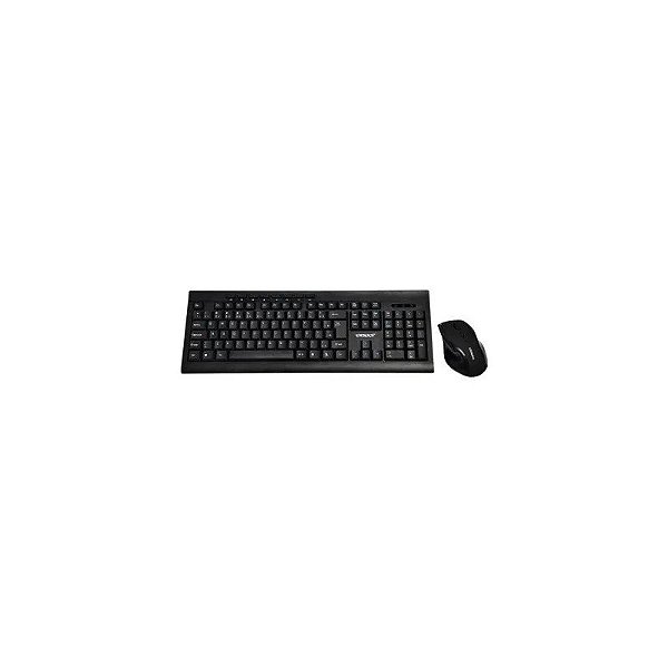 Mouse sem Fio AK-726G 2.4G Preto Multimídia Tech