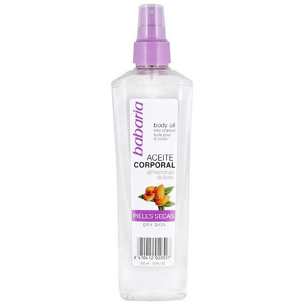 Óleo Corporal Amêndoas Doces Babaria - 300 mL