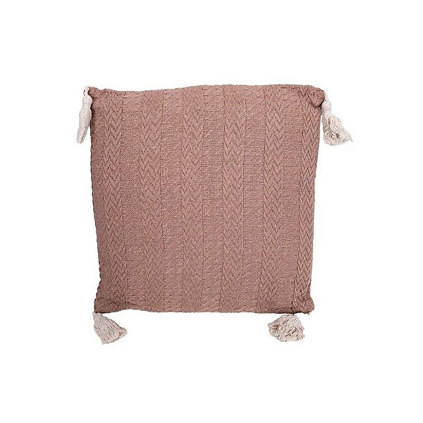 Travesseiro com Enchimento 45X45CM Cinza Quente