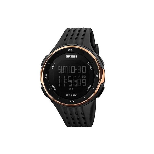 Relógio Unissex Digital Skmei 1219 - Dourado