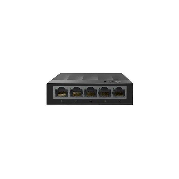 Hub 5 Portas TP-Link TL-LS1005G 10/100/1000 Plástico Prata