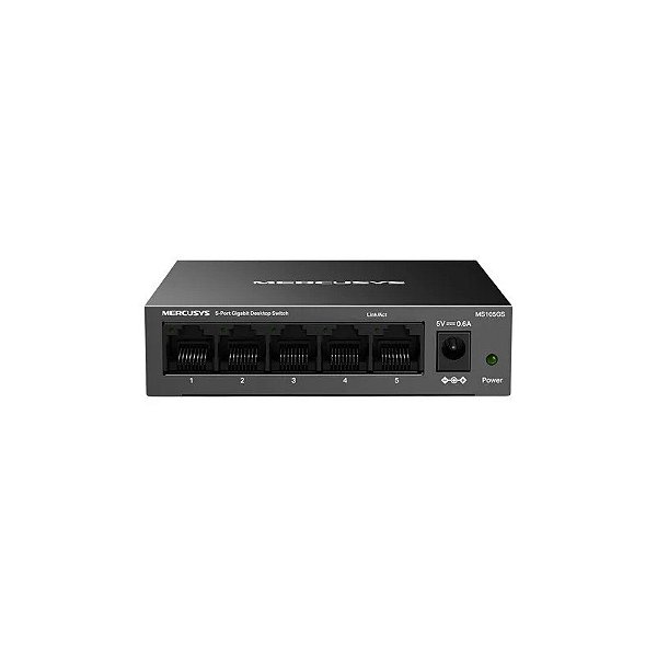 Hub Switch Mercusys 05P MS105GS 10/100/1000 Mbps Gigabit