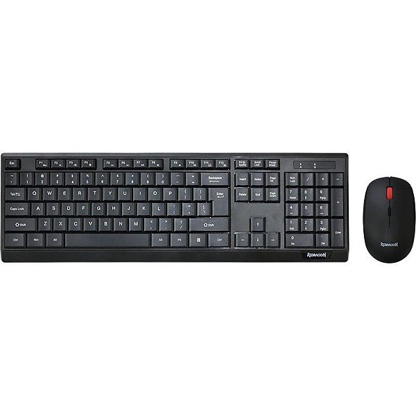 Teclado e Mouse Redragon BS-8343 Sem Fio - Preto