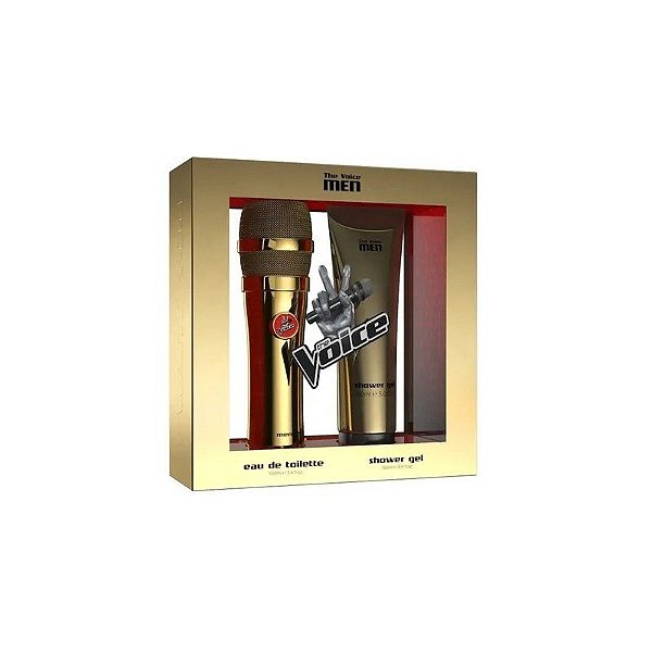 Kit de Perfume Masculino The Voice Gold 100ML