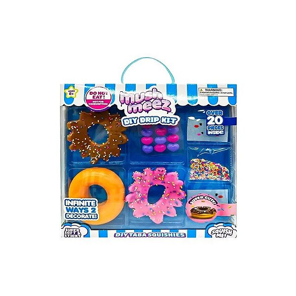Kit de Decoração de Taba Squishy Mushmeez