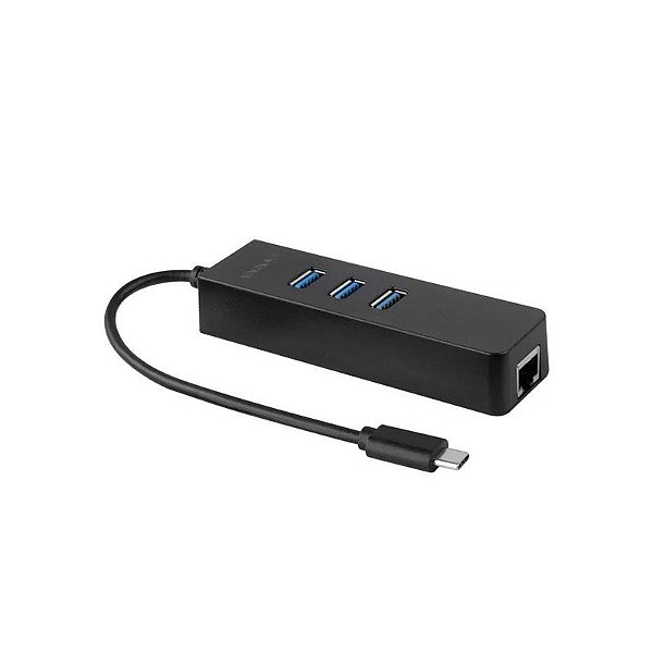 Hub USB-C Satélite A-HUBC50 4 Portas RJ45 + USB 3.0