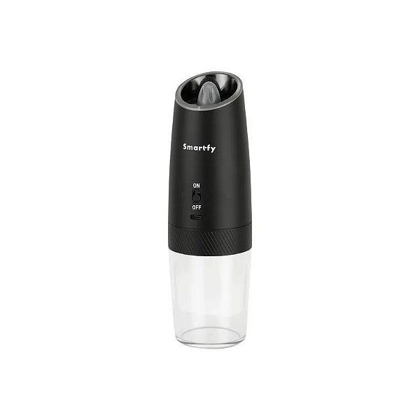 Moedor de Tempero Gravitacional Smartfy MT02T - 25W - 100ML - Recarregável - Preto