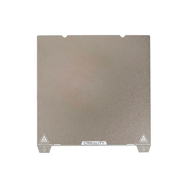 Kit Placa PEI Flexível Creality 235x235mm Aço Mola para Impressora 3D - 4004090118