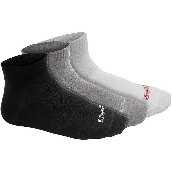 Meia Hidratante TH49 Tricolor (Pacote com 3)