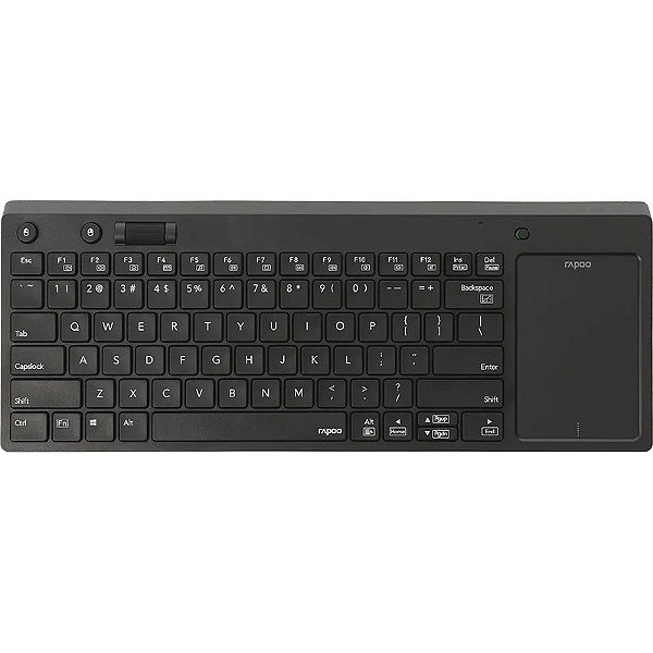 Teclado Tátil Sem Fio Rapoo K2800 - Preto (Português)