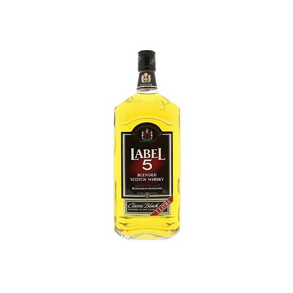 Rótulo 5 Clássico Preto 8 Anos 1L