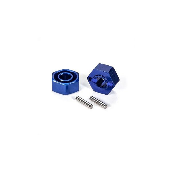 Traxxas Ac Azul Hex Hub de Alumínio 12MM (2) 1654X