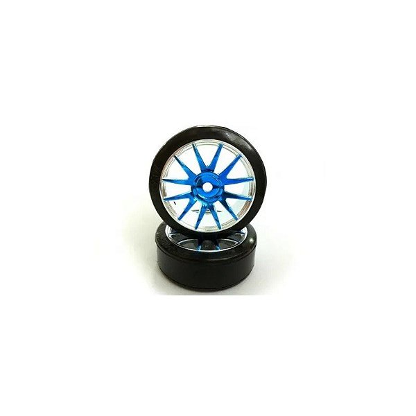 Roda Cromada HT 1/16 Drift 2PC 09003PB