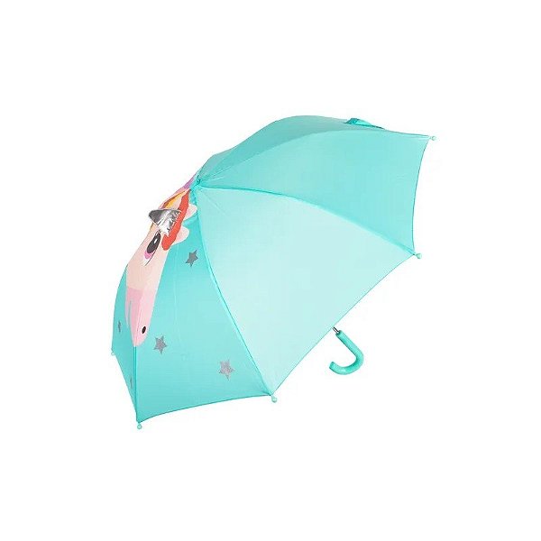 Guarda-chuva Infantil Unicórnio Rosa