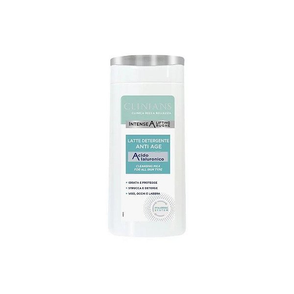 Leite de Limpeza Anti-Idade com Ácido Hialurônico 200 ML