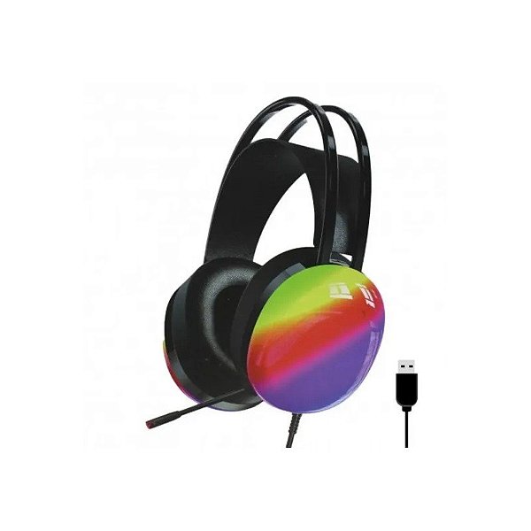 Fone de Ouvido Satellite AE-303 Gamer RGB Fone/Mic
