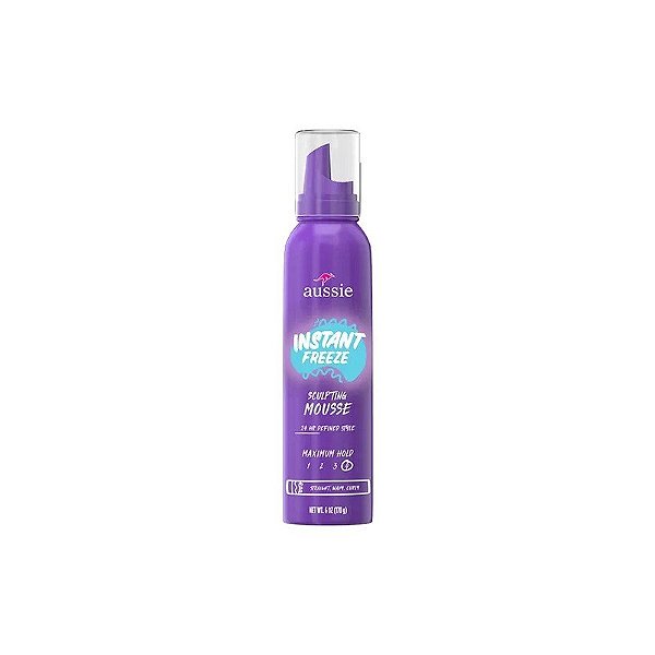 Mousse para Cabelo Aussie Instant Freeze Máxima Fixação 170g