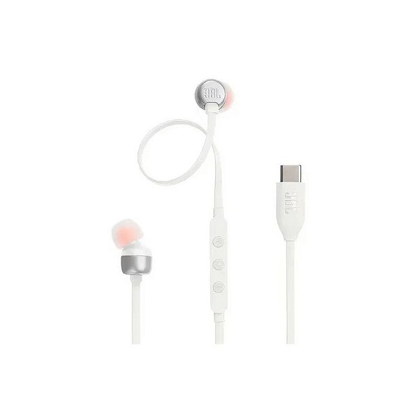 Fone de Ouvido JBL Tune T310C USB-C - Branco