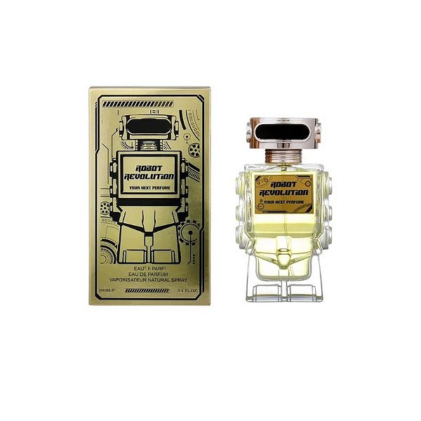 Perfume Masculino Lovali Robot Revolution Gold Edp 100ML