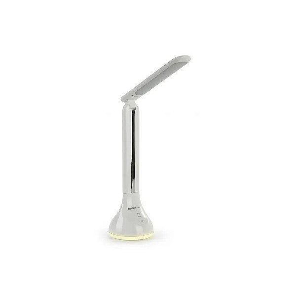 Luminária de Mesa LED Argom ARG-LP-9011WT Recarregável - Branca (Caixa Feia)