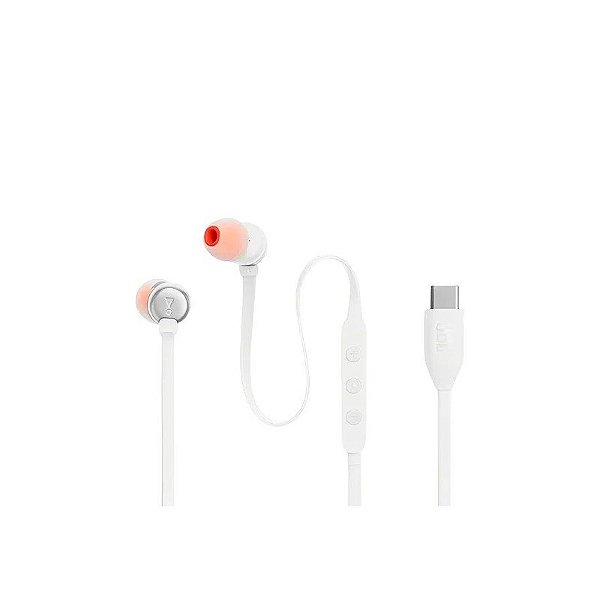 Fone de Ouvido JBL Tune 310C - USB-C - Branco