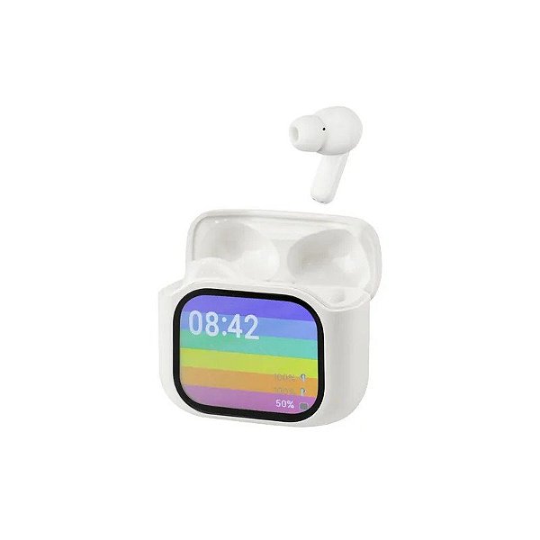Fone de Ouvido Xaea Nox MODX-051 - Bluetooth - Painel Touchscreen - Branco