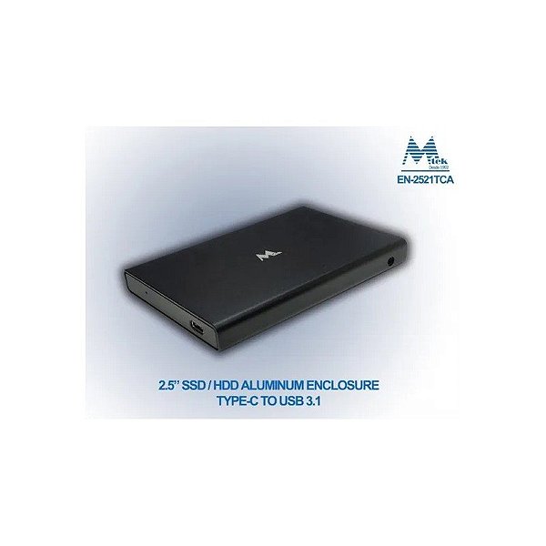 Gaveta para HD 2.5 Mtek EN-2521TCA Tipo-C 3.1