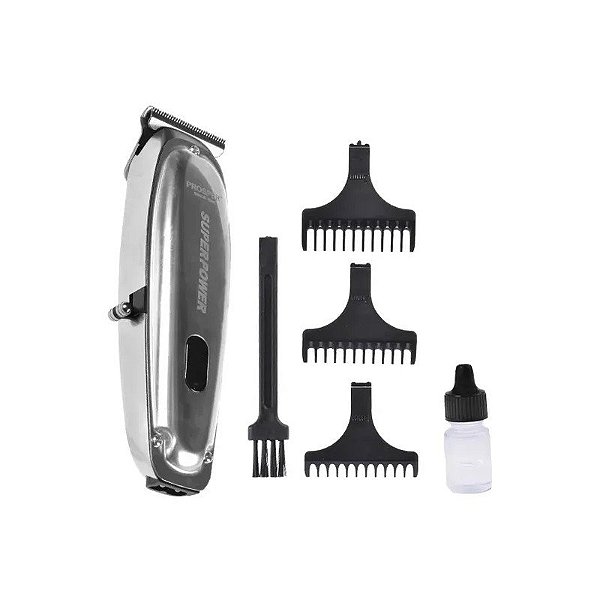 Máquina de Cortar Cabelo Prosper P-2125 5 Watts Recarregável - Prata
