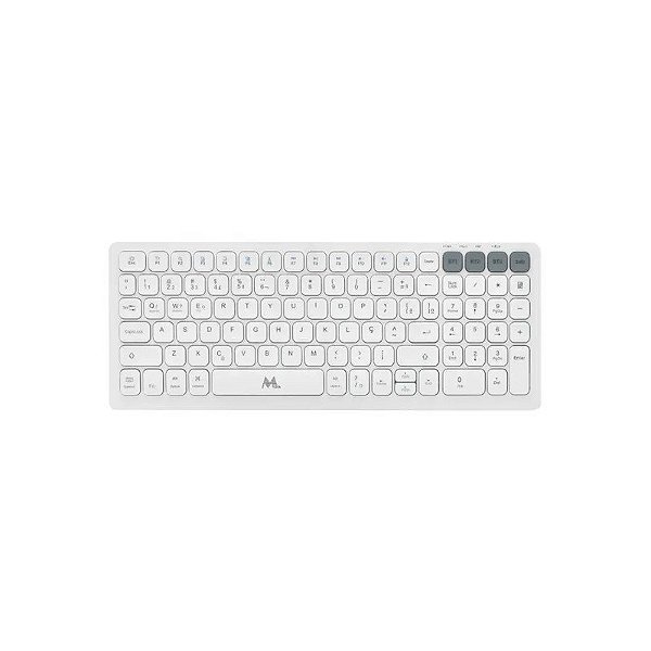 Teclado Mtek KWB-2670W sem fio branco português