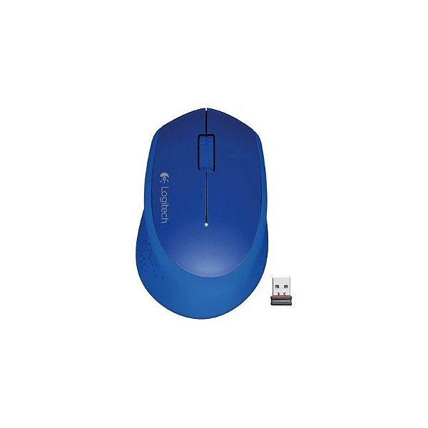 Mouse Sem Fio Logitech M280 910-004361 Azul