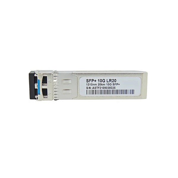 Transmissor Óptico F. M SFP+ 10G LR 20KM Monomodo LC Duplex DDM 1310NM LR20