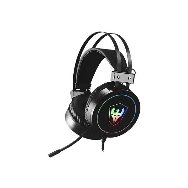 Headset Gamer Satellite AE-358 7.1 com USB para PC - Preto