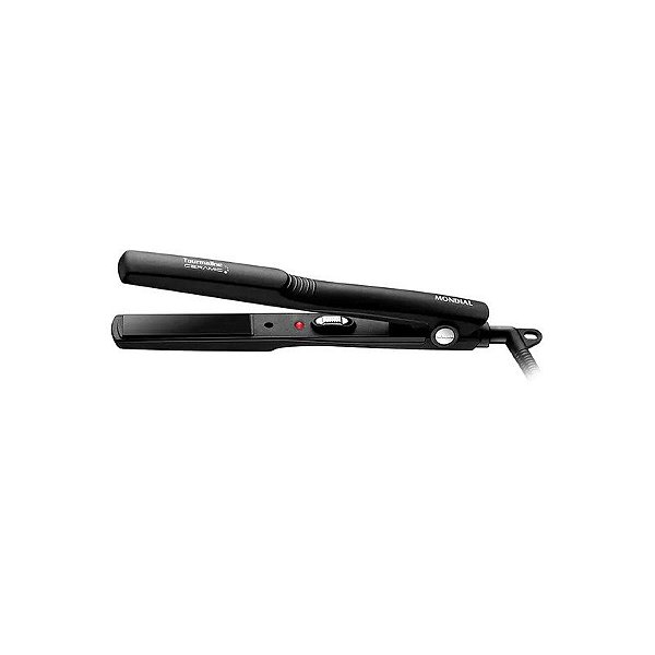 Prancha para Cabelo Mondial P-15 Tourmaline Cerâmica - 200°C - Cerâmica - Bivolt - Preto