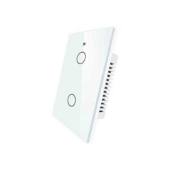 Interruptor Inteligente Touch Moes WS-US2-RFW-N Wi-Fi/RF/Alexa - Branco