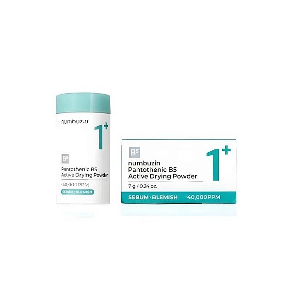 Pó Facial Numbuzin Nº1 Pantothenic B5 Active Drying Powder de 7 G