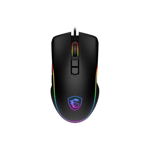Mouse Gamer MSI Forge GM300 RGB 7200DPI USB Preto