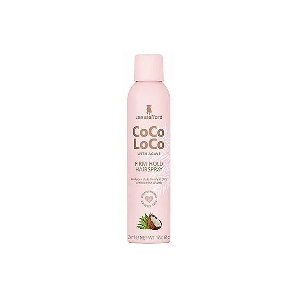 Laca para Cabelo Lee Stafford Coco Loco Com Agave Fixação Forte - 250mL