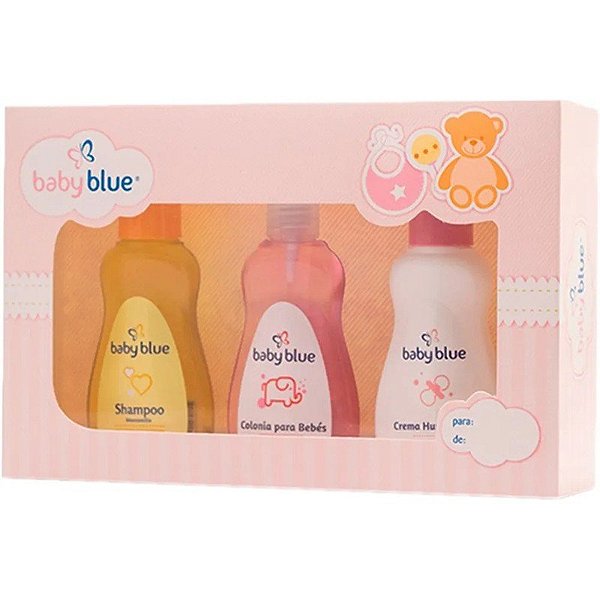 Kit Higiene e Beleza Baby Blue - Rosa