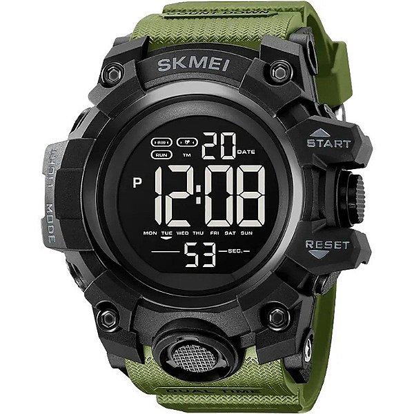 Relógio Skmei 2140 Verde Militar - Masculino