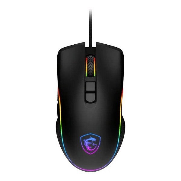 Mouse Gamer MSI Clutch Forge GM300 com Cabo - Preto