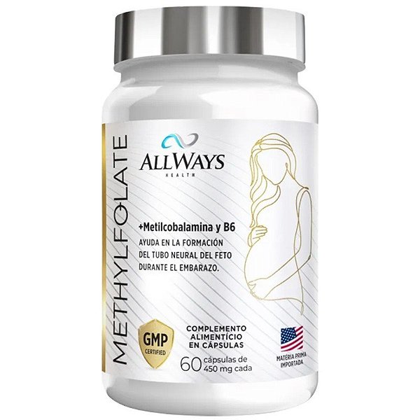Methyfolato Allways Health 450MG (60 Cápsulas)