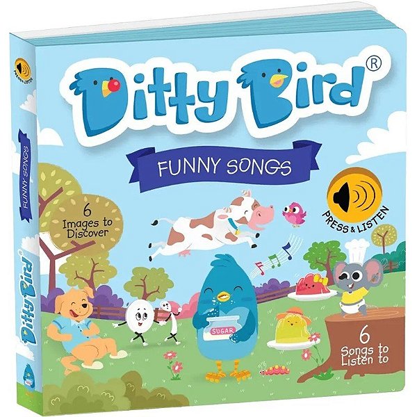 Livro Musical Ditty Bird Canções Engraçadas - 978-0-6486927-4-4