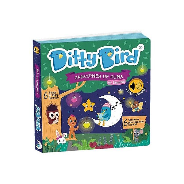 Livro Musical Ditty Bird Canções de Ninar - 978-1-83820-641-3