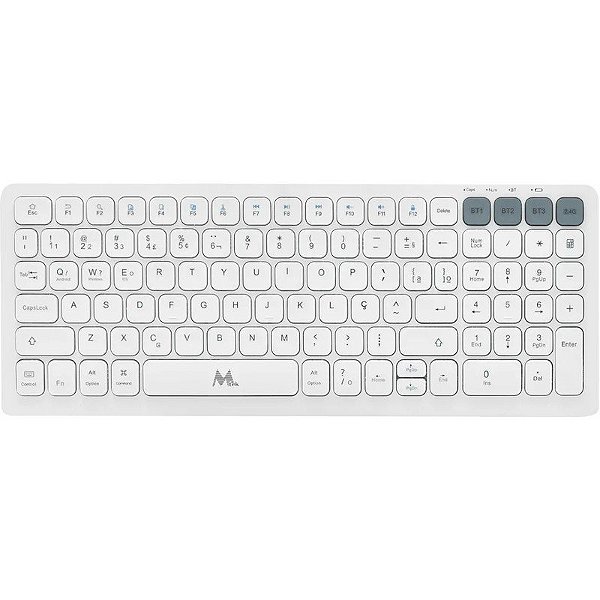 Teclado Wireless Mtek KWB-2670 - Branco