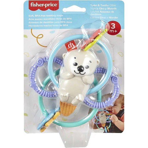 Mordedor Gira e Morde Lontra Fisher-Price - HJW12