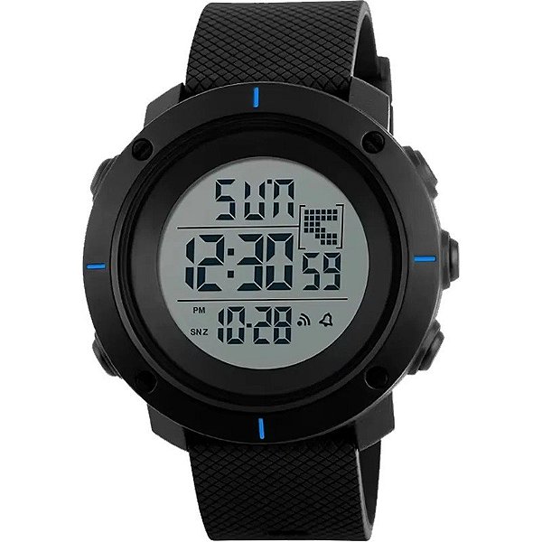 Relógio Skmei 1213 Preto/Azul - Masculino