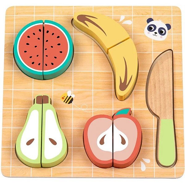 Jogo de Comidas para Cortar Hi Pando - HP019 (10 Peças)