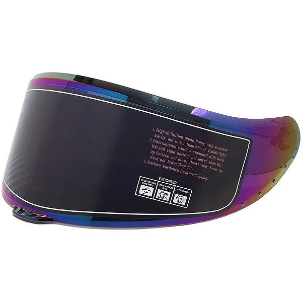 Viseira para Capacete C1/C3 LV Cool - Roxo Cromado