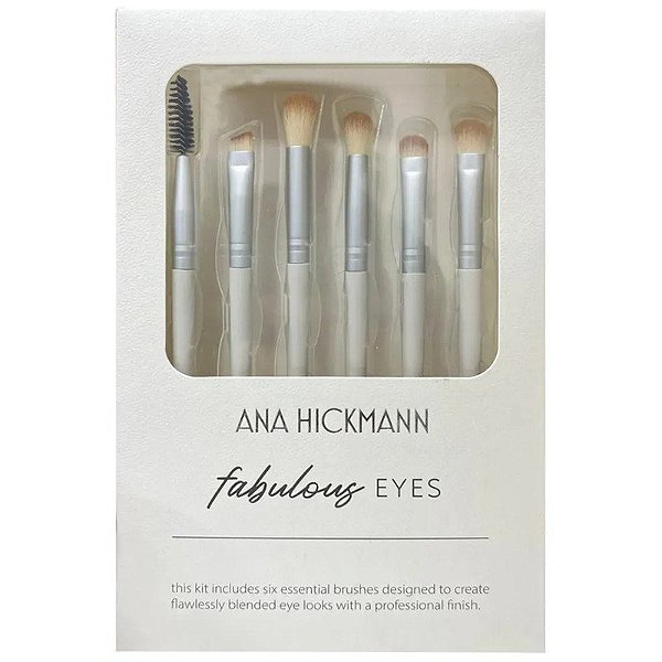Kit Pincéis Ana Hickmann Olhos Fabulosos - AH042 (6 Unidades)